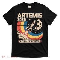 Artemis II Launch Back To The Moon 2026 T-Shirt thumb 0