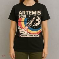 Artemis II Launch Back To The Moon 2026 T-Shirt thumb 4