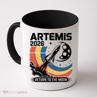 Artemis II Launch Back To The Moon 2026 Coffee Mug thumb 0