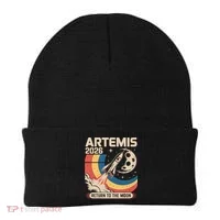 Artemis II Launch Back To The Moon 2026 Beanie thumb 0