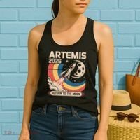 Artemis II Launch Back To The Moon 2026 Women's Tank Top thumb 2