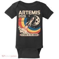 Artemis II Launch Back To The Moon 2026 Baby Bodysuit thumb 0
