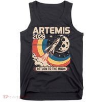 Artemis II Launch Back To The Moon 2026 Tank Top thumb 0