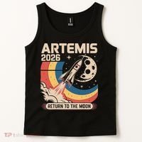 Artemis II Launch Back To The Moon 2026 Tank Top thumb 2