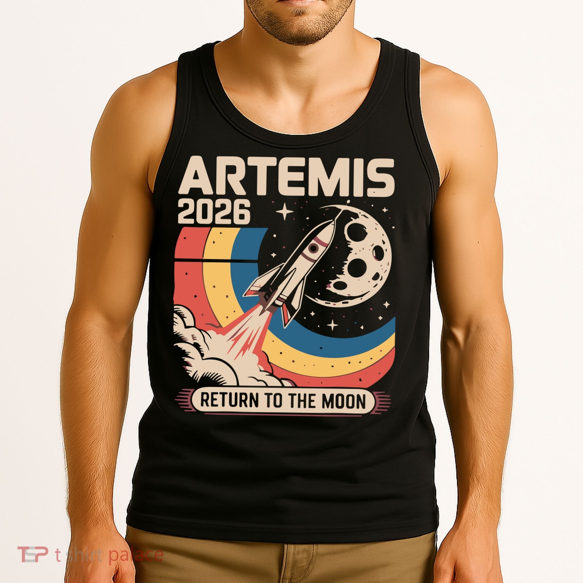 Artemis II Launch Back To The Moon 2026 Tank Top