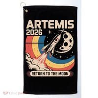 Artemis II Launch Back To The Moon 2026 Golf Towel thumb 0