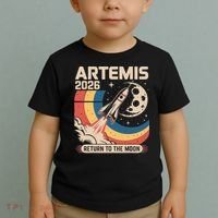 Artemis II Launch Back To The Moon 2026 Toddler T-Shirt thumb 2