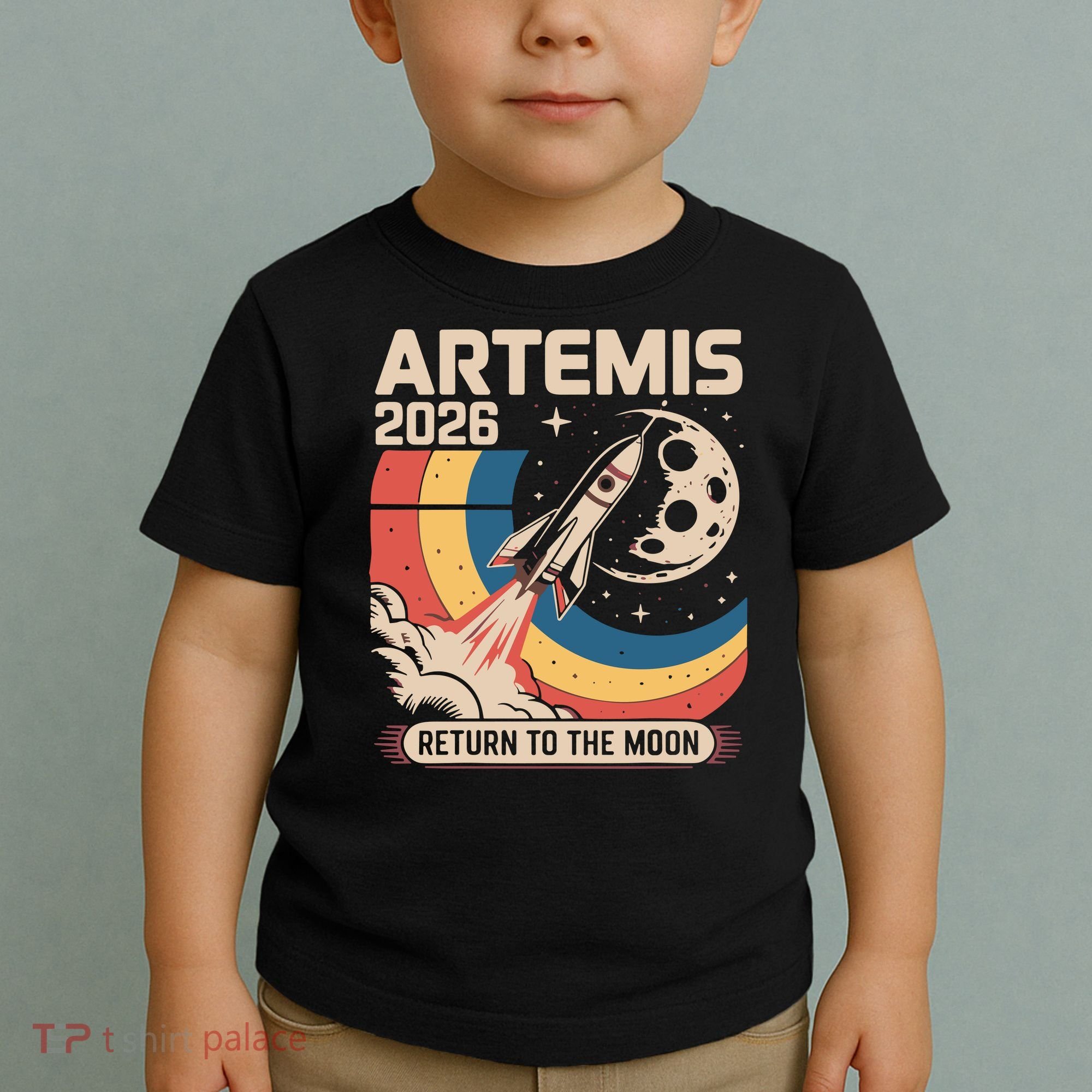 Artemis II Launch Back To The Moon 2026 Toddler T-Shirt