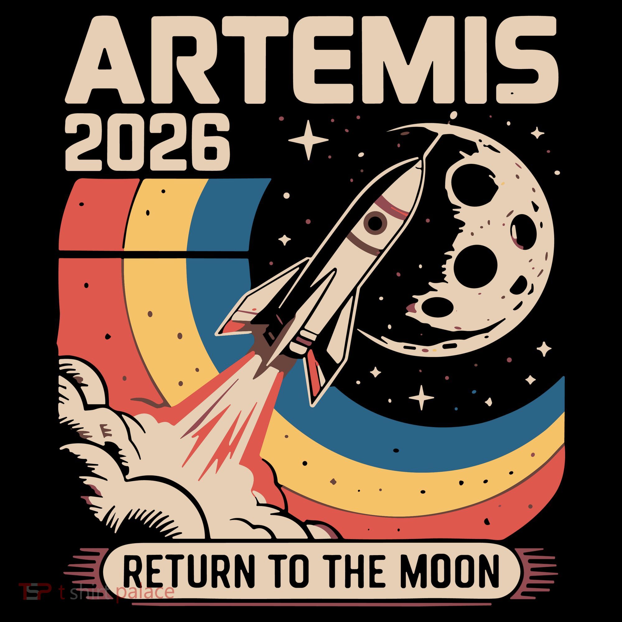 Artemis II Launch Back To The Moon 2026 Women's Long Sleeve Shirt