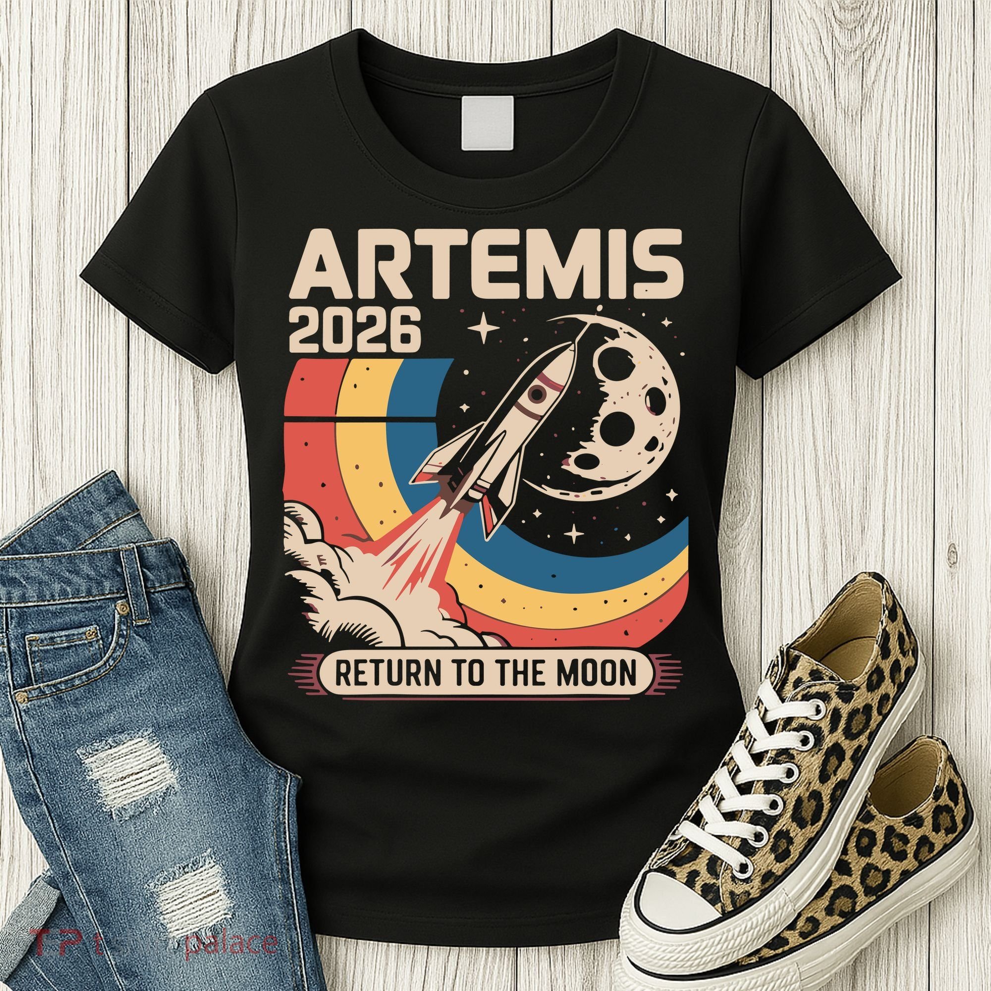 Artemis II Launch Back To The Moon 2026 Women's T-Shirt