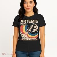 Artemis II Launch Back To The Moon 2026 Women's T-Shirt thumb 4