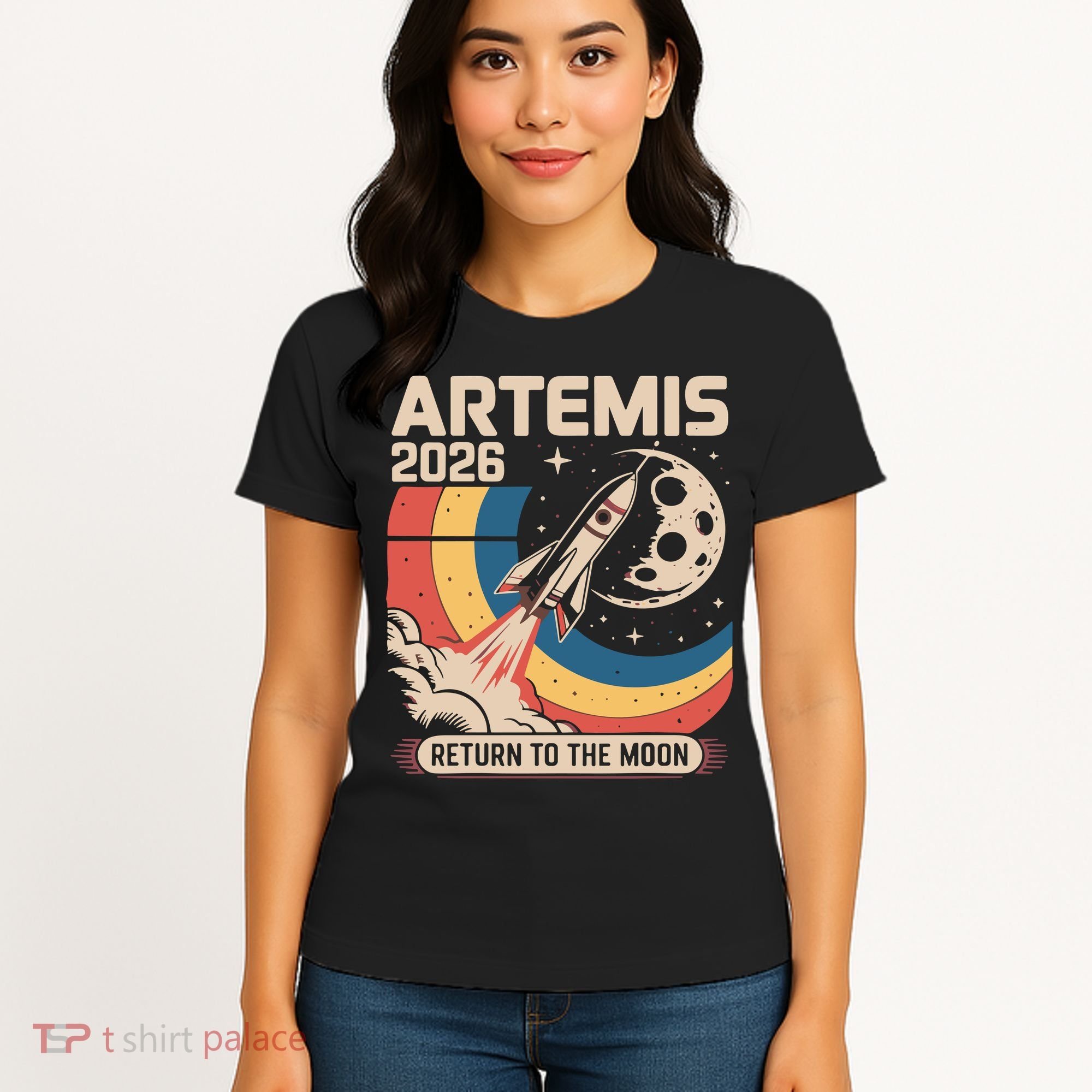 Artemis II Launch Back To The Moon 2026 Women's T-Shirt