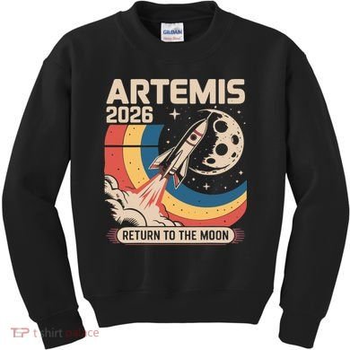 Artemis II Launch Back To The Moon 2026 Kids Sweatshirt
