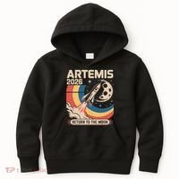 Artemis II Launch Back To The Moon 2026 Kids Hoodie thumb 0
