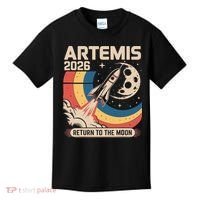 Artemis II Launch Back To The Moon 2026 Kids T-Shirt thumb 0