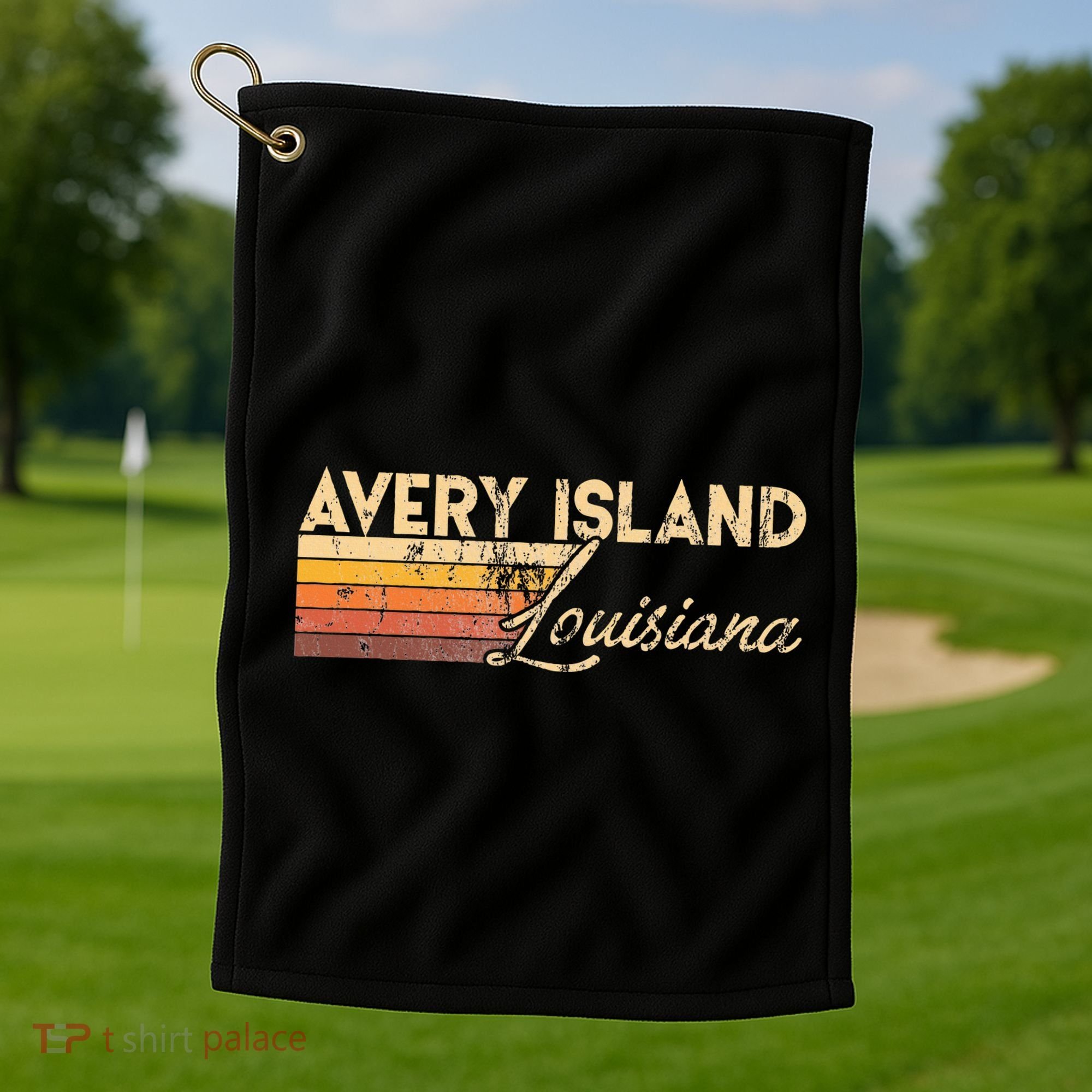 Avery Island Louisiana Golf Towel