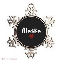 Alaska I Love Alaska Classic Ornament thumb 0