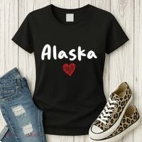 Alaska I Love Alaska Classic Women's T-Shirt thumb 3