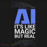 Ai Its Like Magic But Real Artificial Intelligence Geek Gift Women's T-Shirt thumb 6