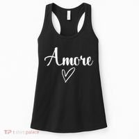 Amore Italian Love Valentine's Day Women's Tank Top thumb 0