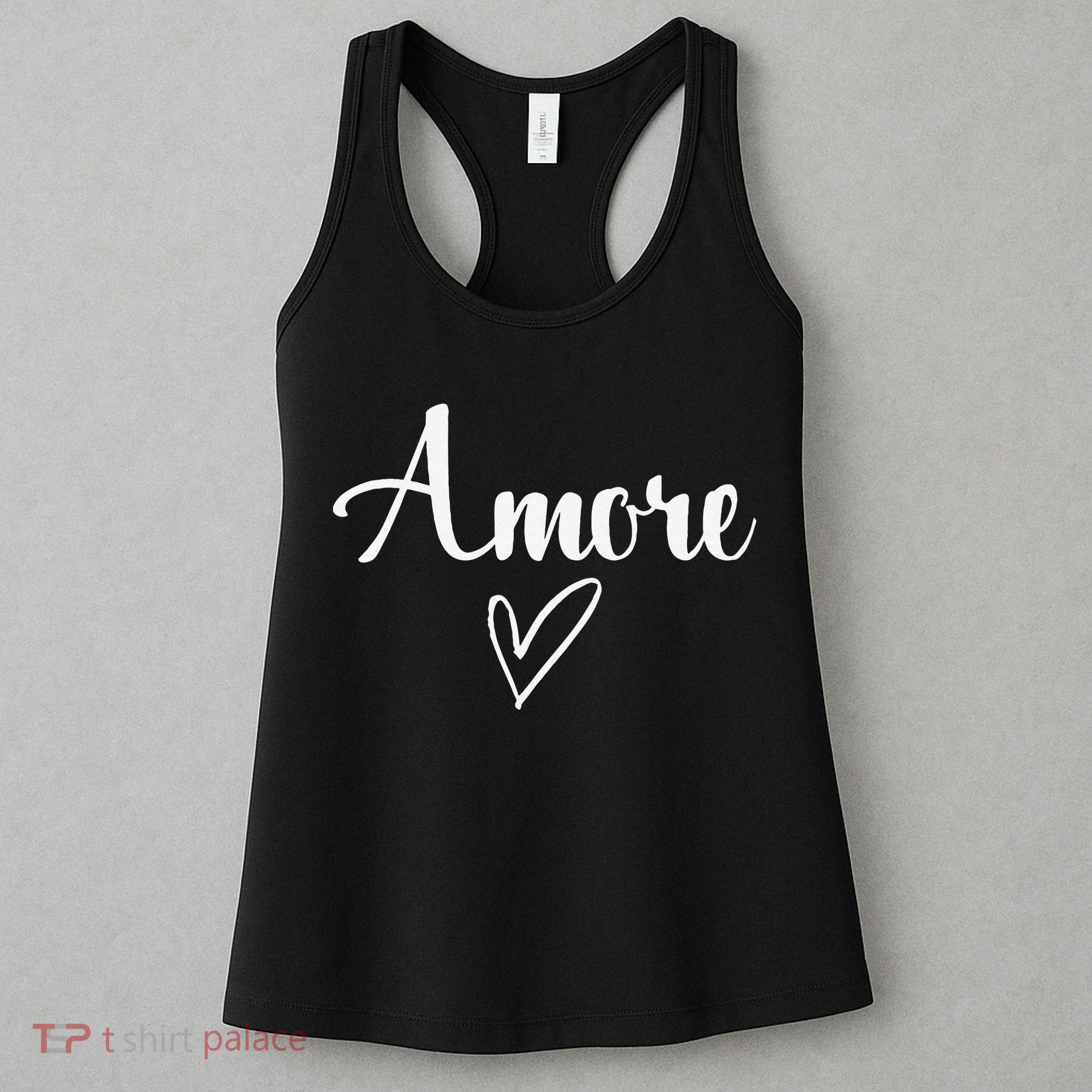 Amore Italian Love Valentine's Day Women's Tank Top