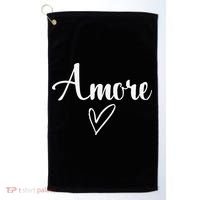 Amore Italian Love Valentine's Day Golf Towel thumb 0