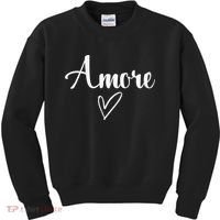 Amore Italian Love Valentine's Day Kids Sweatshirt thumb 0