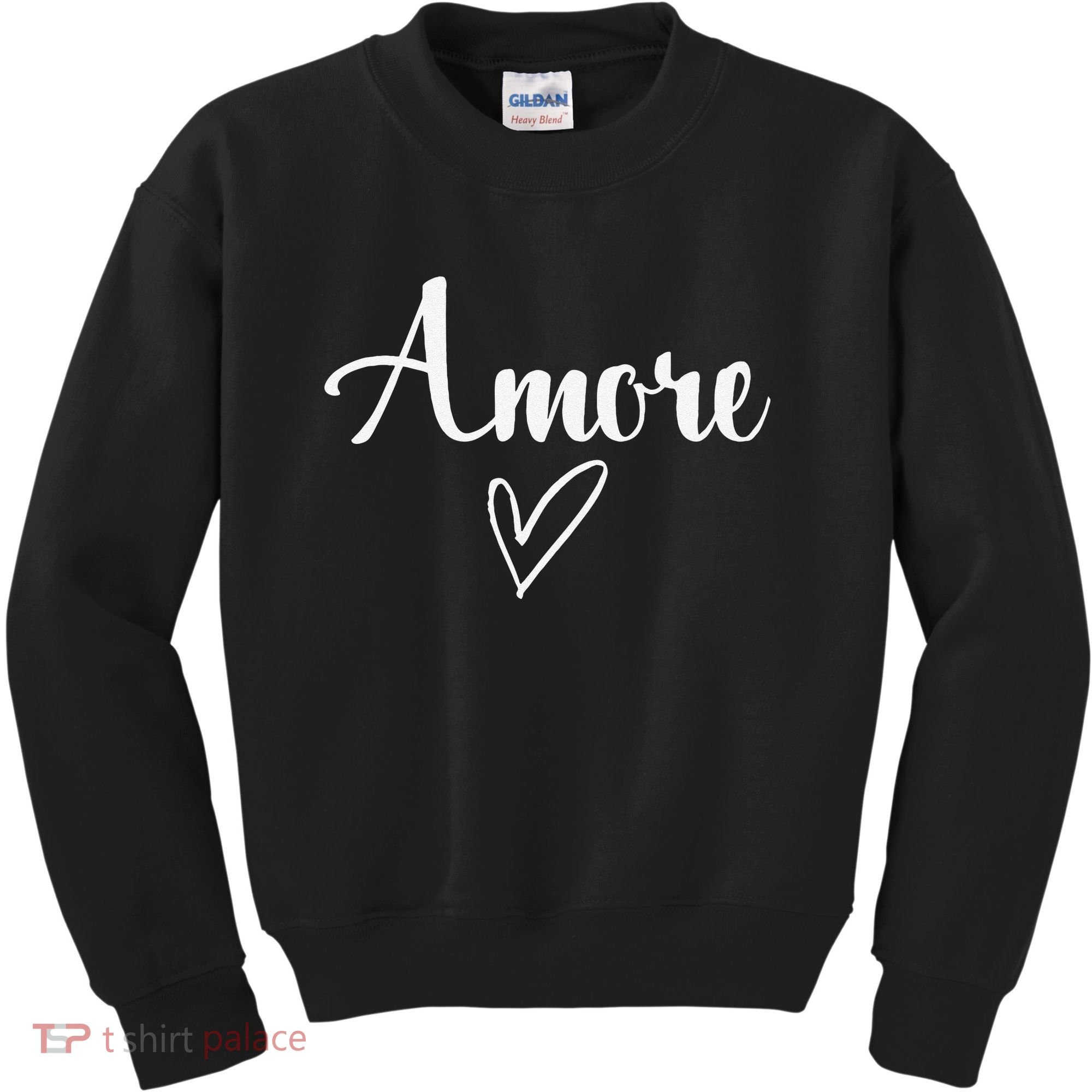 Amore Italian Love Valentine's Day Kids Sweatshirt