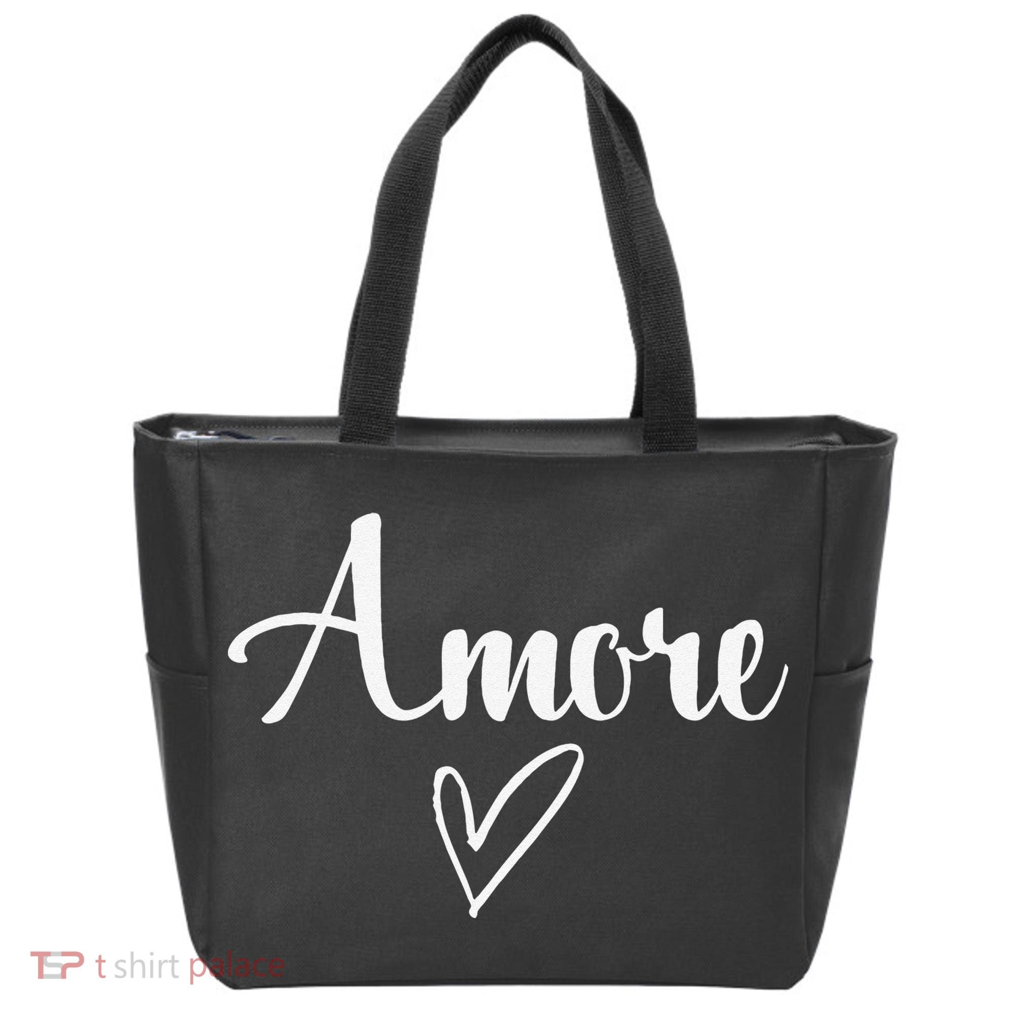 Amore Italian Love Valentine's Day Tote Bag