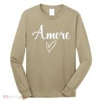 Amore Italian Love Valentine's Day Long Sleeve Shirt thumb 0