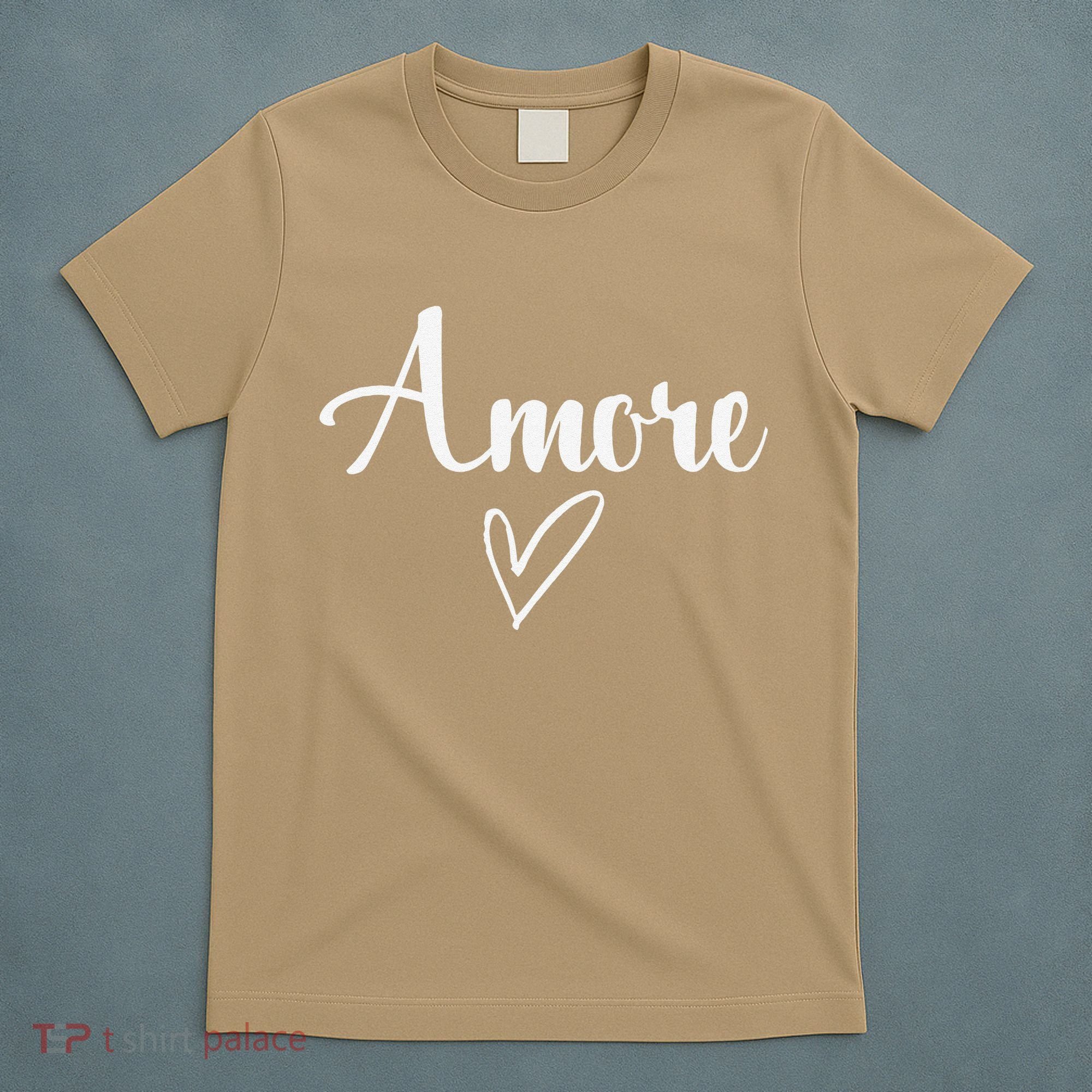 Amore Italian Love Valentine's Day T-Shirt