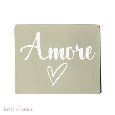 Amore Italian Love Valentine's Day Mousepad