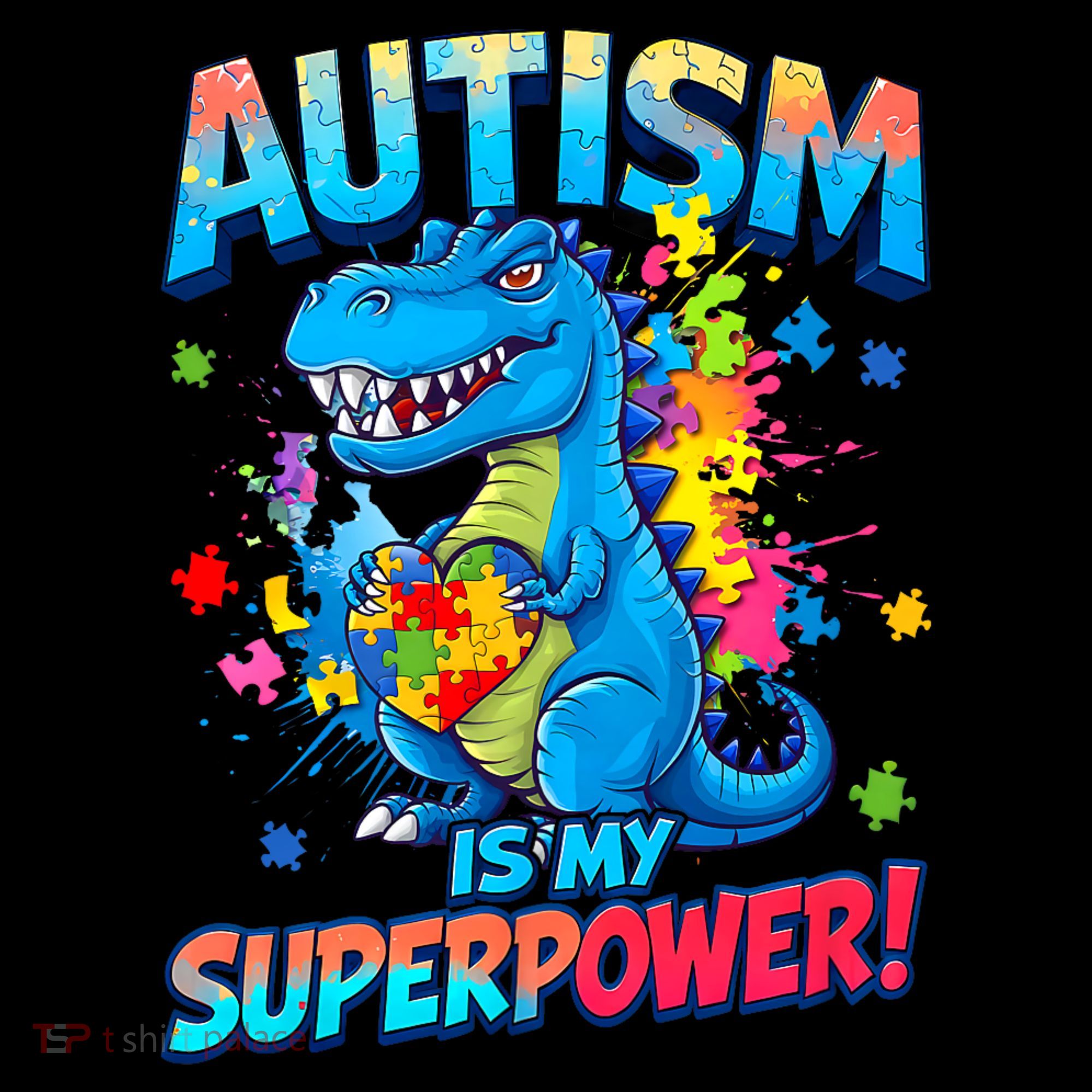 Autism Is My Superpower Dinosaur  Autism Awareness Mousepad