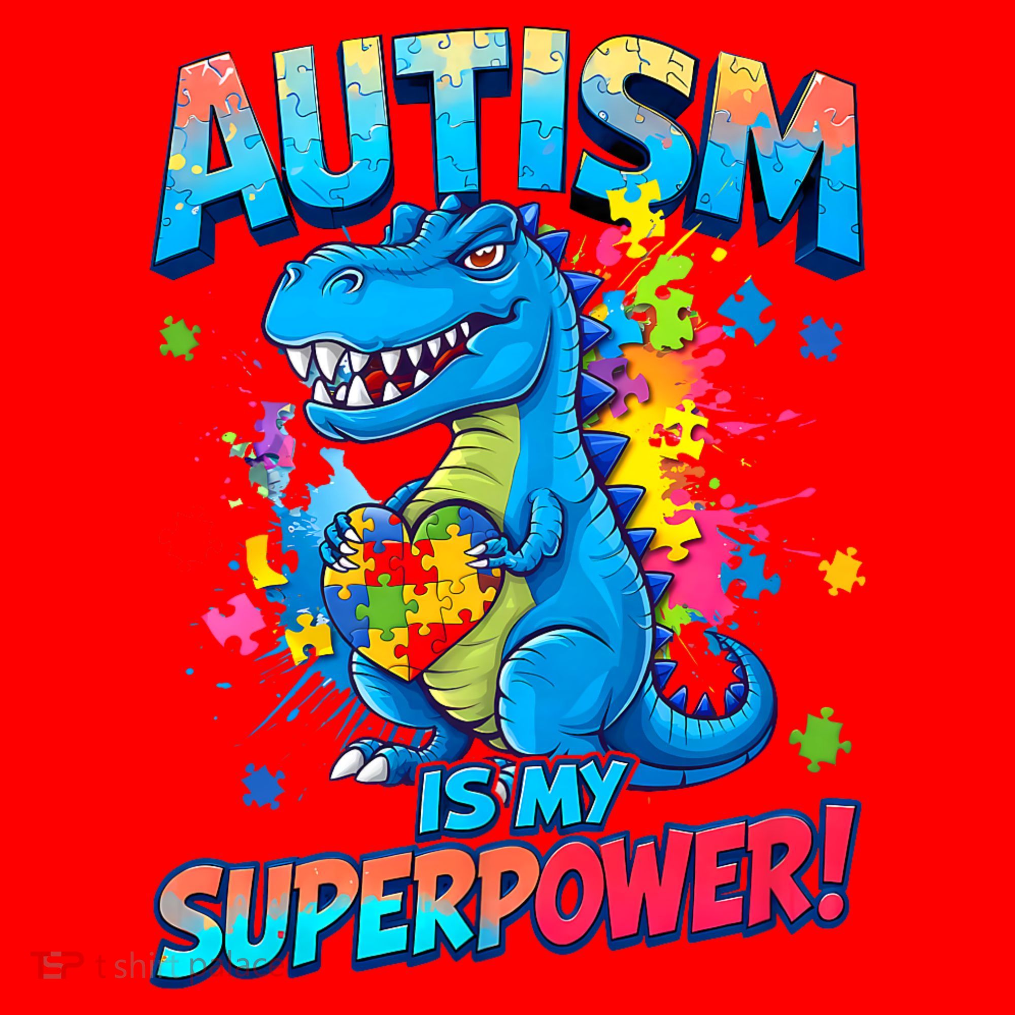 Autism Is My Superpower Dinosaur  Autism Awareness Santa Hat