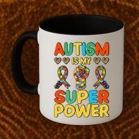 Autism Is My Super Power Coffee Mug thumb 2
