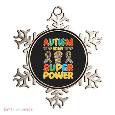 Autism Is My Super Power Ornament