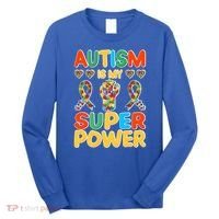 Autism Is My Super Power Long Sleeve Shirt thumb 0