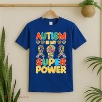 Autism Is My Super Power T-Shirt thumb 2