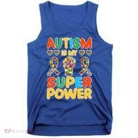Autism Is My Super Power Tank Top thumb 0