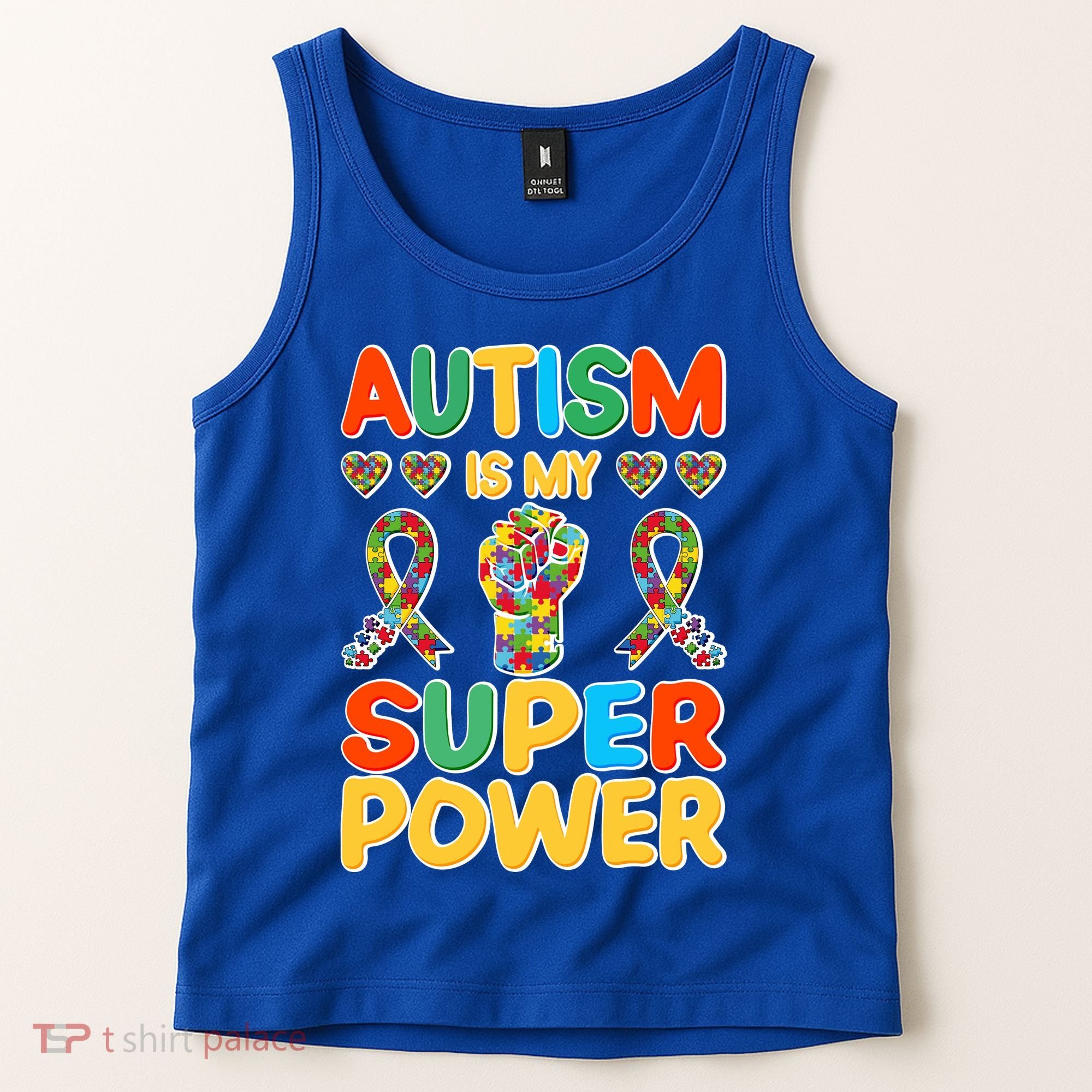 Autism Is My Super Power Tank Top