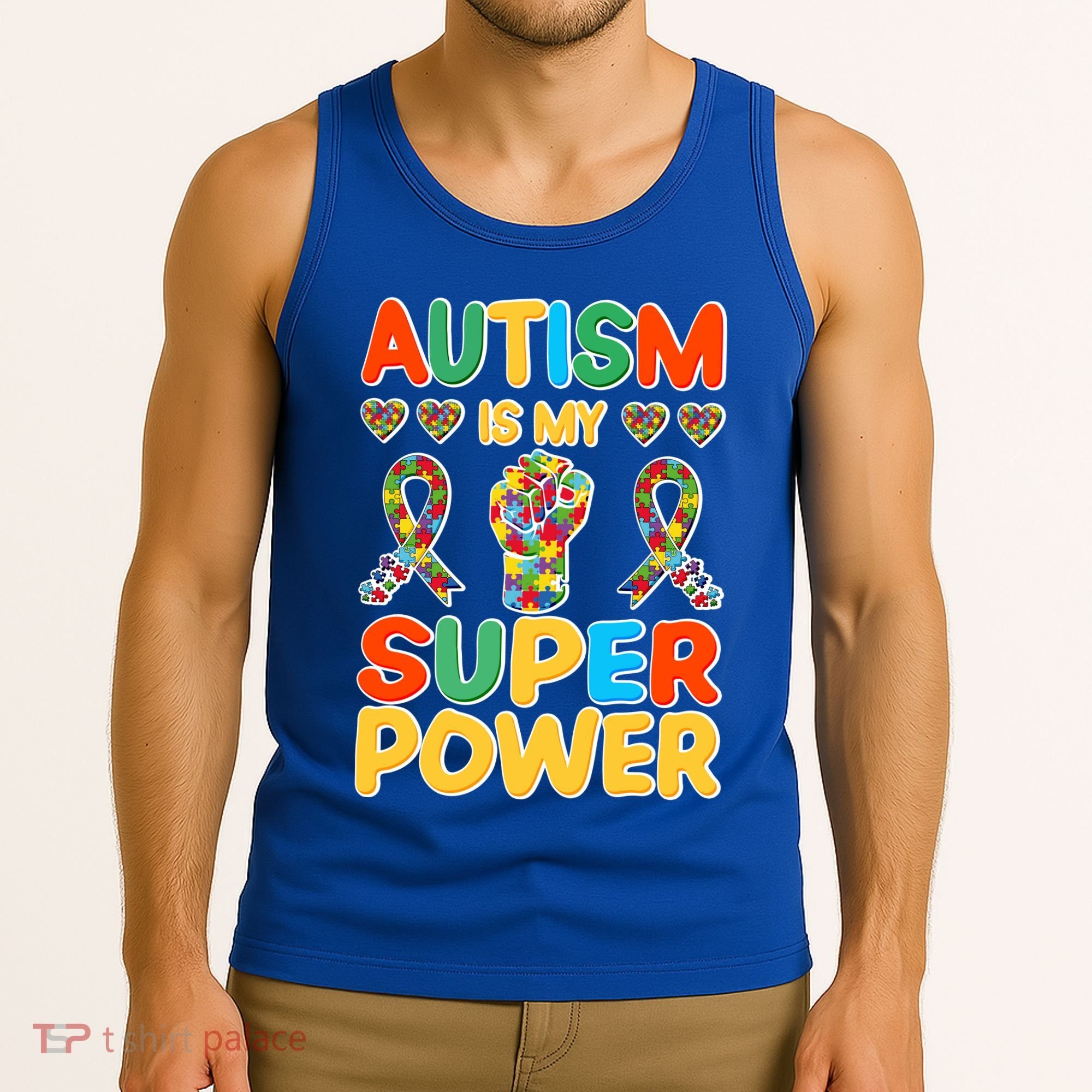 Autism Is My Super Power Tank Top