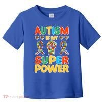 Autism Is My Super Power Toddler T-Shirt thumb 0