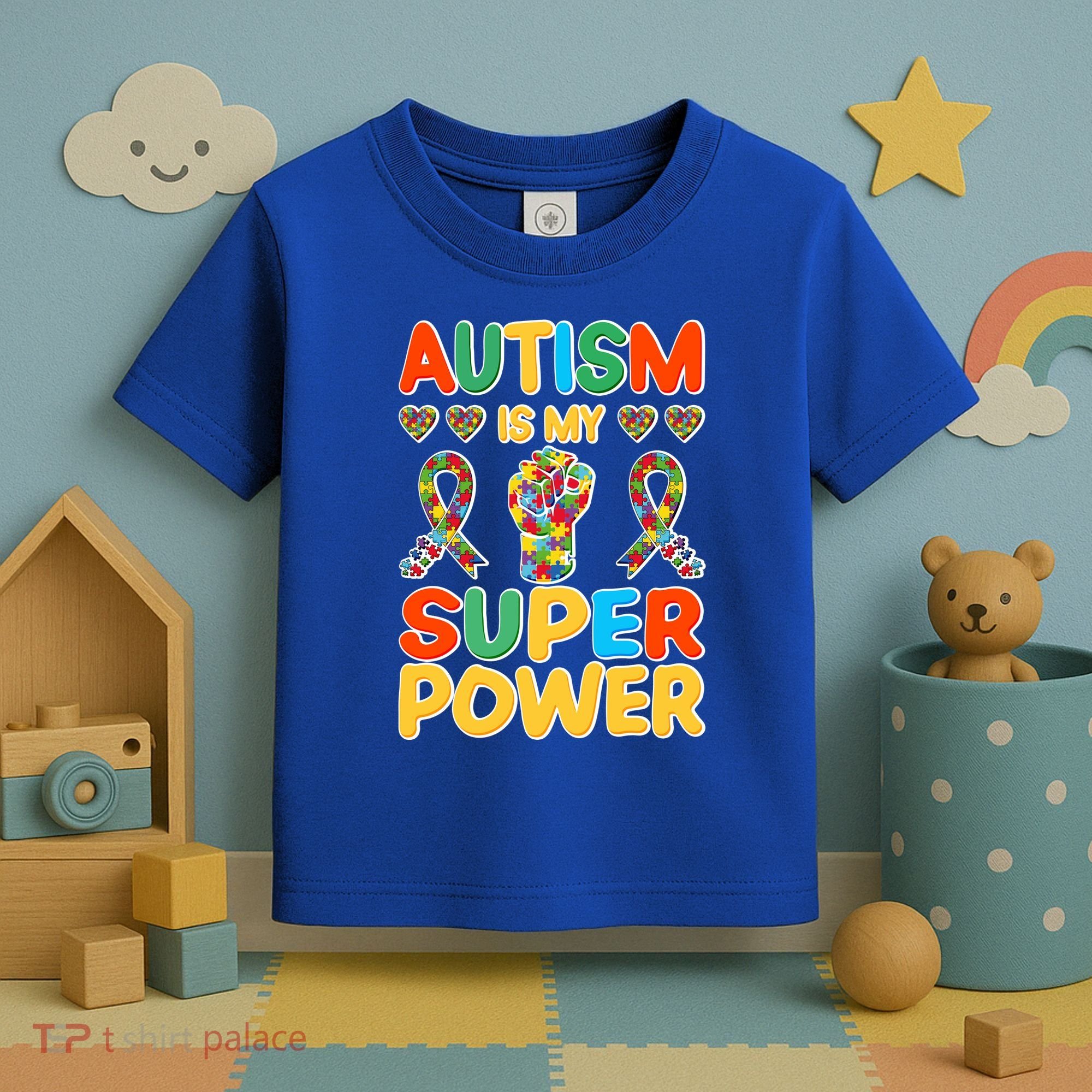 Autism Is My Super Power Toddler T-Shirt