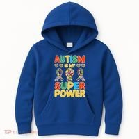 Autism Is My Super Power Kids Hoodie thumb 0