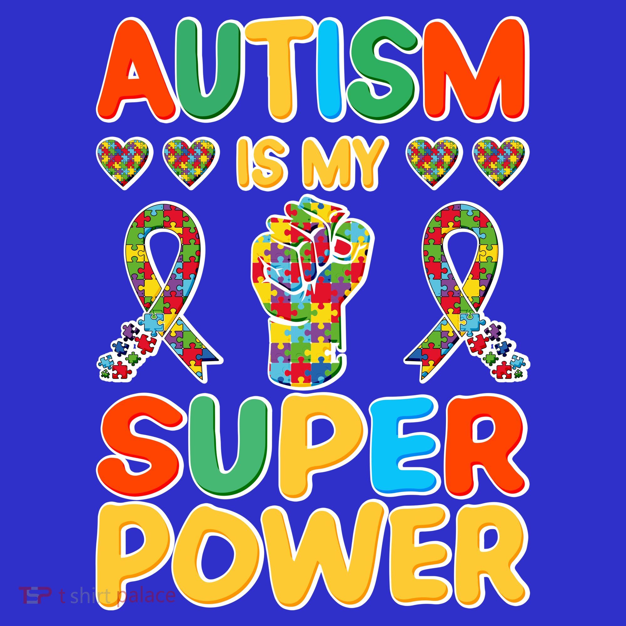 Autism Is My Super Power Kids Long Sleeve Shirt