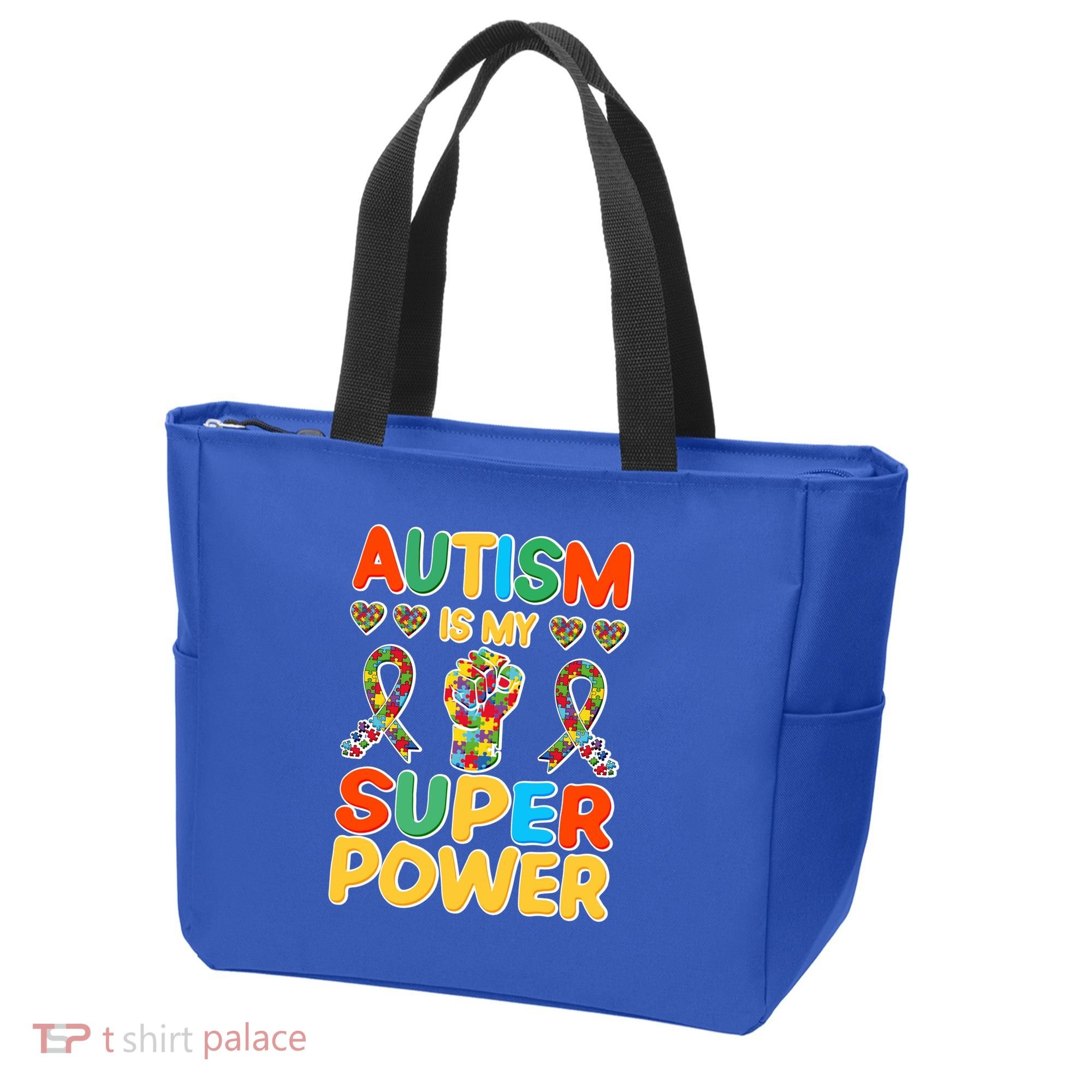 Autism Is My Super Power Tote Bag