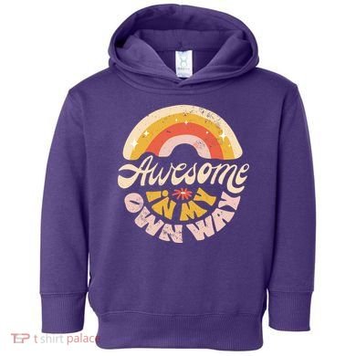 Awesome In My Own Way Vintage Toddler Hoodie