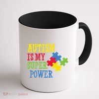 Autism Is My Super Power Coffee Mug thumb 1