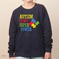 Autism Is My Super Power Women's Sweatshirt thumb 0