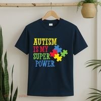 Autism Is My Super Power T-Shirt thumb 2